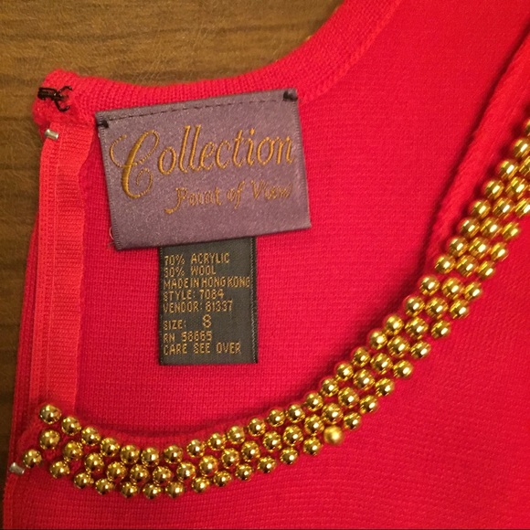 Red  Dress with Jacket - Picture 7 of 8